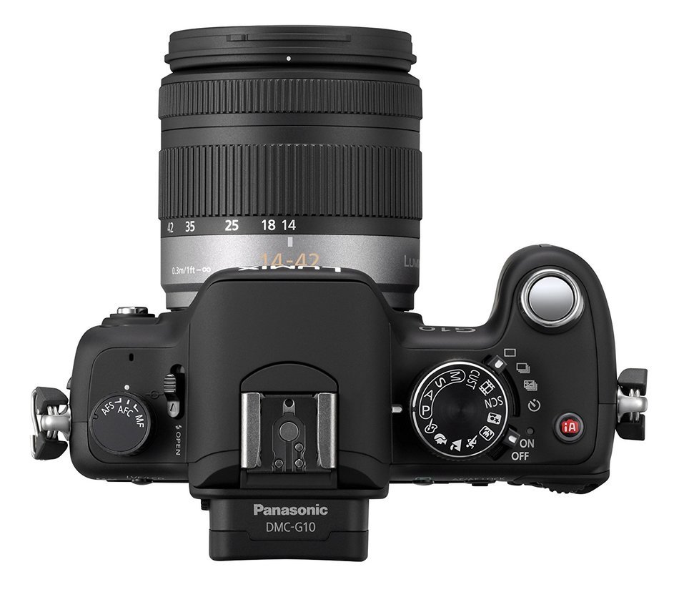 Panasonic Lumix DMC-G10 12.1 MP Live MOS Mirrorless Digital Camera with 14-42mm Lumix G Vario f/3.5-5.6 MEGA OIS... N3