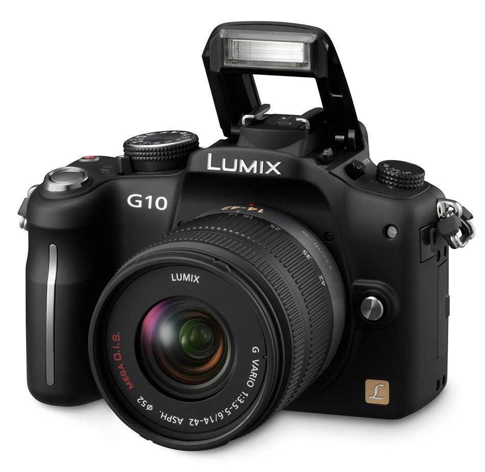 Panasonic Lumix DMC-G10 12.1 MP Live MOS Mirrorless Digital Camera with 14-42mm Lumix G Vario f/3.5-5.6 MEGA OIS... N5