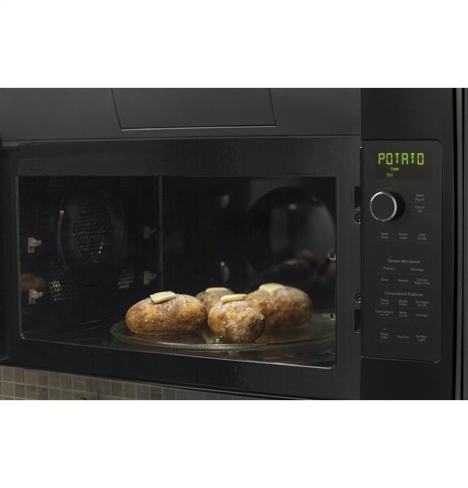 GE Profile Black Over-The-Range Microwave Oven N3
