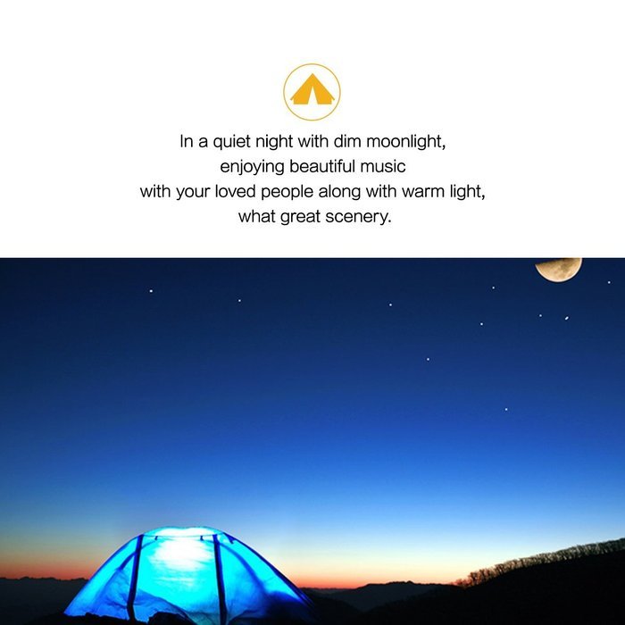 ROCK "Mulite S Bluetooth Speaker" Waterproof Wireless Bluetooth Speaker Portable, with Dimmable LED Light, SOS... N4