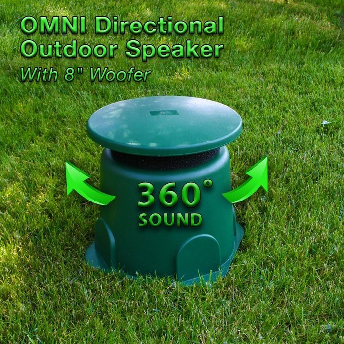 Omni 360 degree Outdoor 8.0 speaker (GREEN) by Sound Appeal (1pc) N4