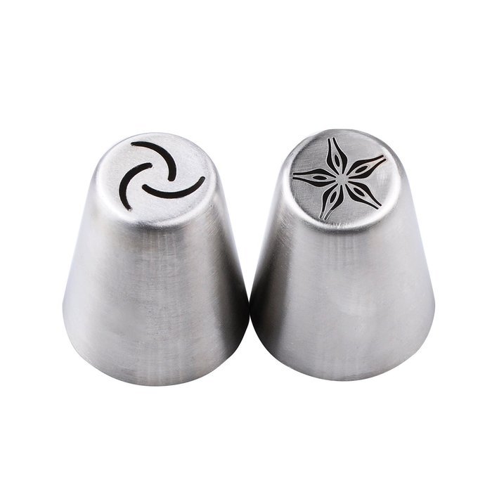 YOUKEE 26 PCS/SET New Design 304 Stainless Steel Russian Icing Piping Nozzles Cake Decoration Tips DIY Tool N2