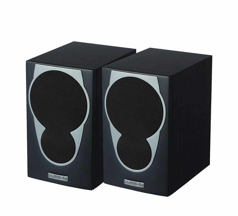 Mission Audio MX-S BLK 2-Way Bookshelf Speakers (Black, 2) (Discontinued by Manufacturer) N7