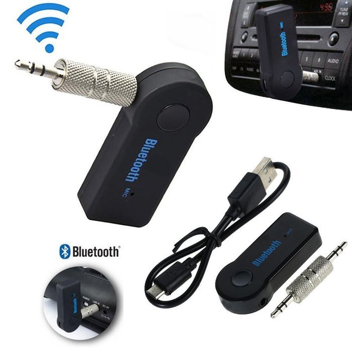 Wireless Bluetooth 3.5mm AUX Audio Stereo Music Home Car Receiver Adapter A2DP N2