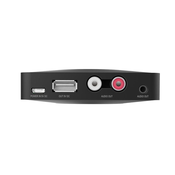 Generic Wireless Bluetooth Audio Music Streaming Receiver Adapter ABS Black N4