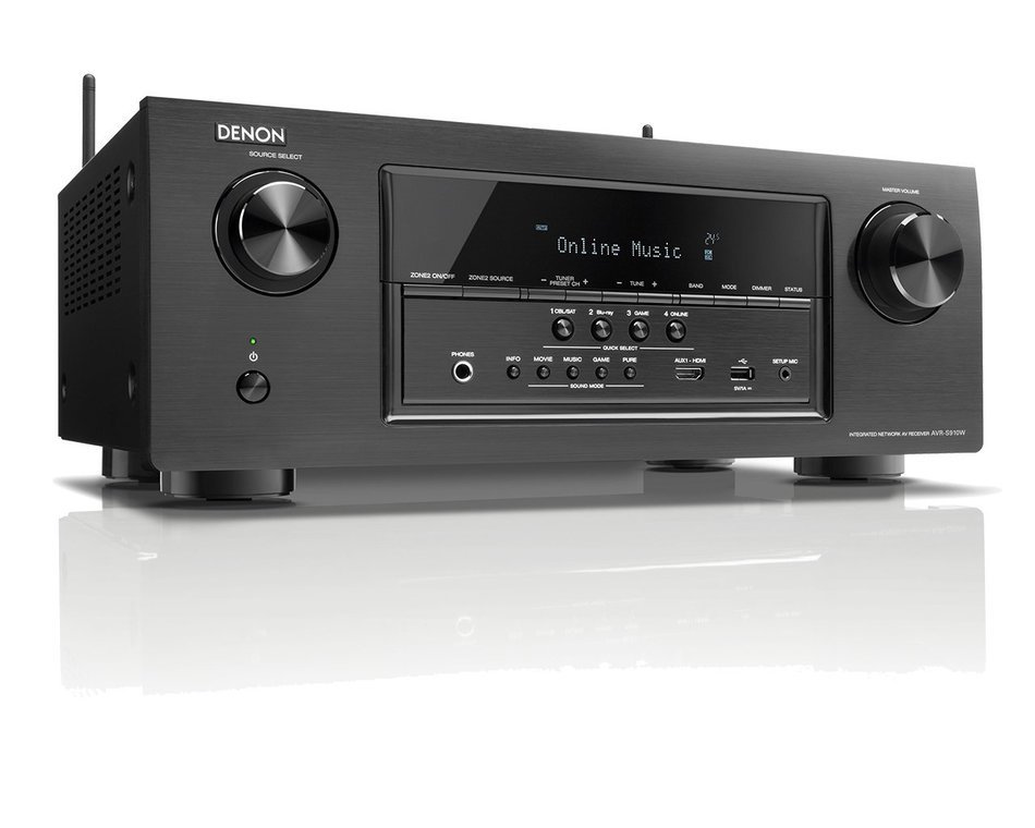 Denon AVR-S910W 7.2-Channel Full 4K Ultra HD A/V Receiver with Bluetooth and Wi-Fi (Discontinued by Manufacturer) N10
