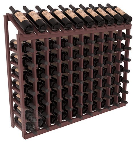 Wine Racks America Ponderosa Pine 10 Column 8 Row Display Top Kit. 13 Stains to Choose From! N7