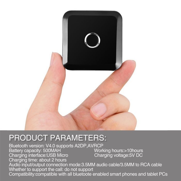 Bluetooth 4.0 Wireless Transmitter / Receiver, WEILIANTE 2-in-1 Wireless Portable Receiver Audio Adapter Kit for... N3