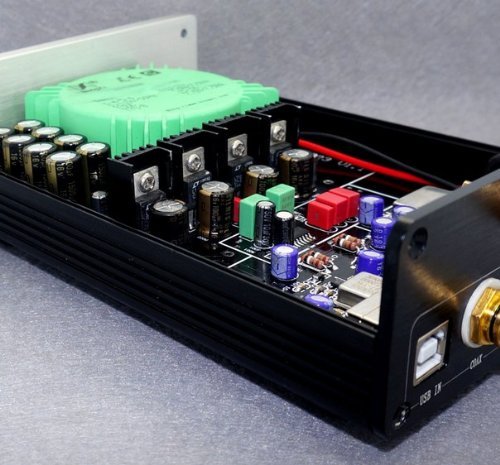Gowe&reg; Finished ES9023 GTE7022 192K 24bit USB DAC Coaxial Fiber DAC 110V or 220V by Gowe N3