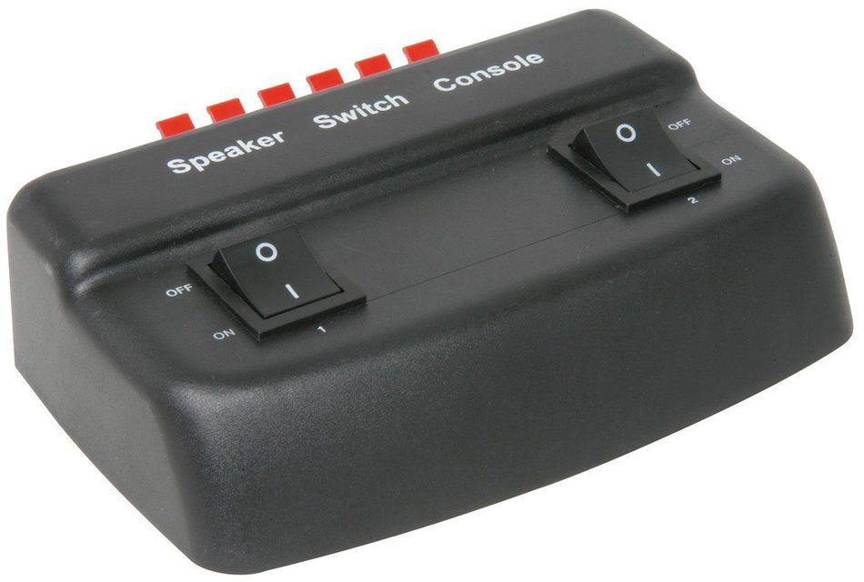 P6C- 2 WAY COMPACT LOUDSPEAKER SELECTOR STEREO AMPLIFIER DISTRIBUTION SWITCHER N2