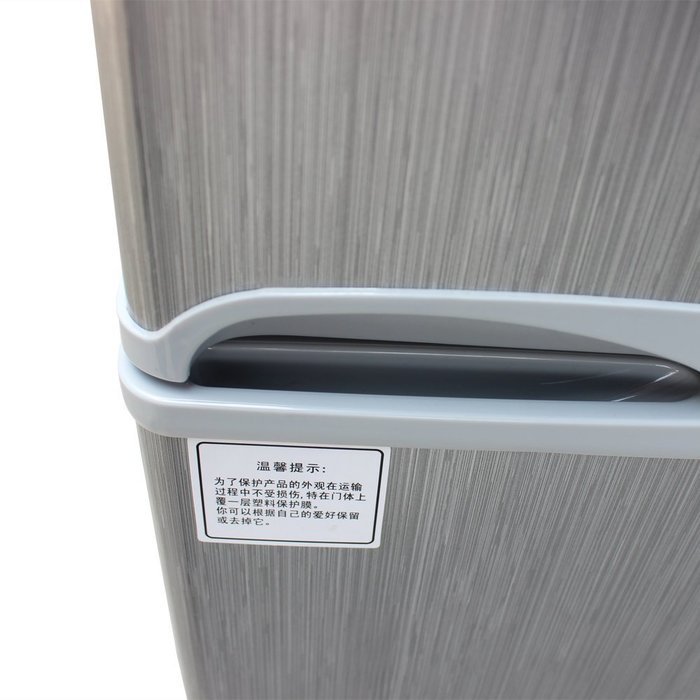 122L 2-Door Ice Cream Top Freezer Beer Soda Beverages Refrigerator Cooler Home Apartment Size Compact Vertical... N4