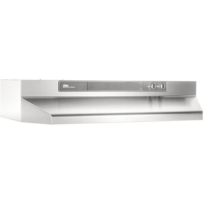 Broan 464201 Under-Cabinet Range Hood with Infinitely Adjustable Speed Control, 42-Inch, White N2