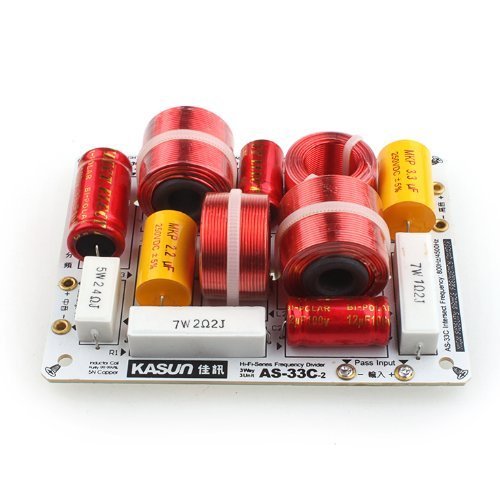 RioRand&reg;HiFi Audio Frequency Divider 160W 3 Way Crossover Filters For Multi Speakers N3
