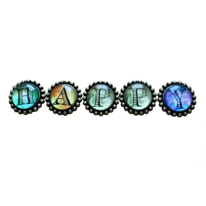 A.B Crew 42mm Antique Glass Cabinet Knobs Home Decor Cupboard Drawers Pulls Handles Unique Hardwares Fittings,... N19