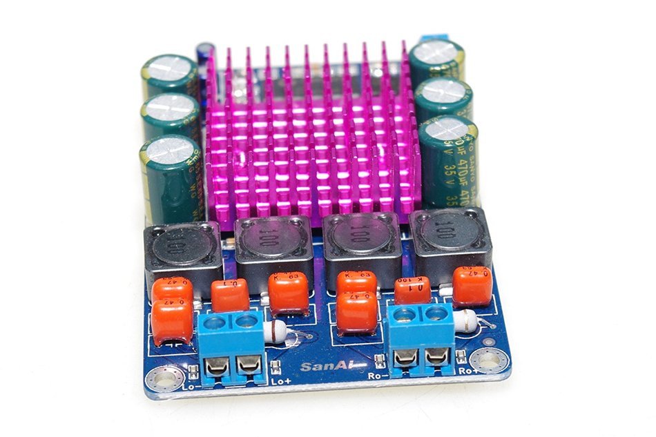 SMAKN&reg; TK2050 2x50w Dual track stereo D/Tdigital power amplifier HIFI board module N2