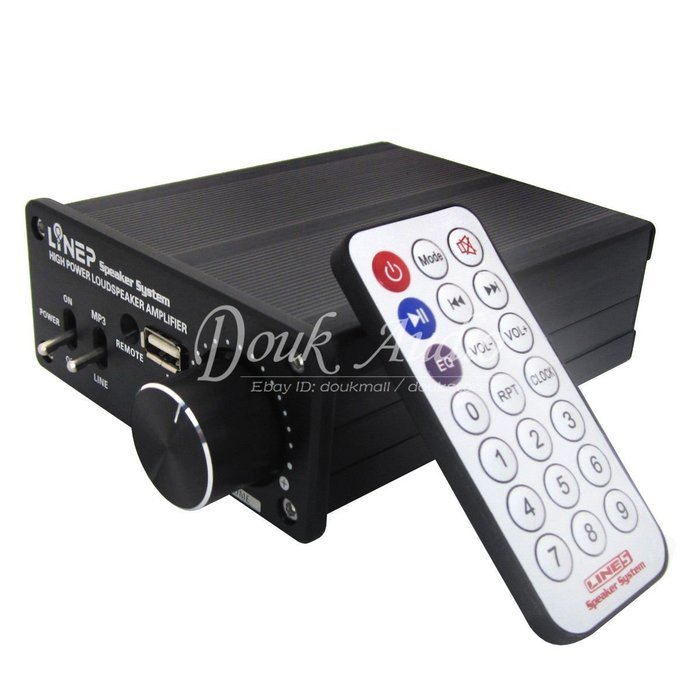 Nobsound 320W MP3 High Power Amplifier Home Audio HiFi USB Digital amp + Remote Control N5