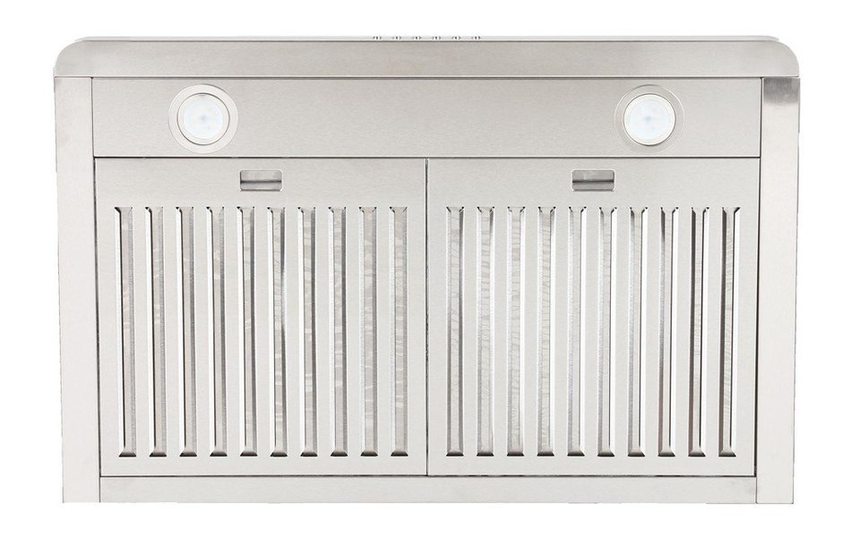 Awoco 30" RH-UC085 5" High Stainless Steel Under Cabinet 3 Speeds 800CFM Range Hood with 2 Lights N3