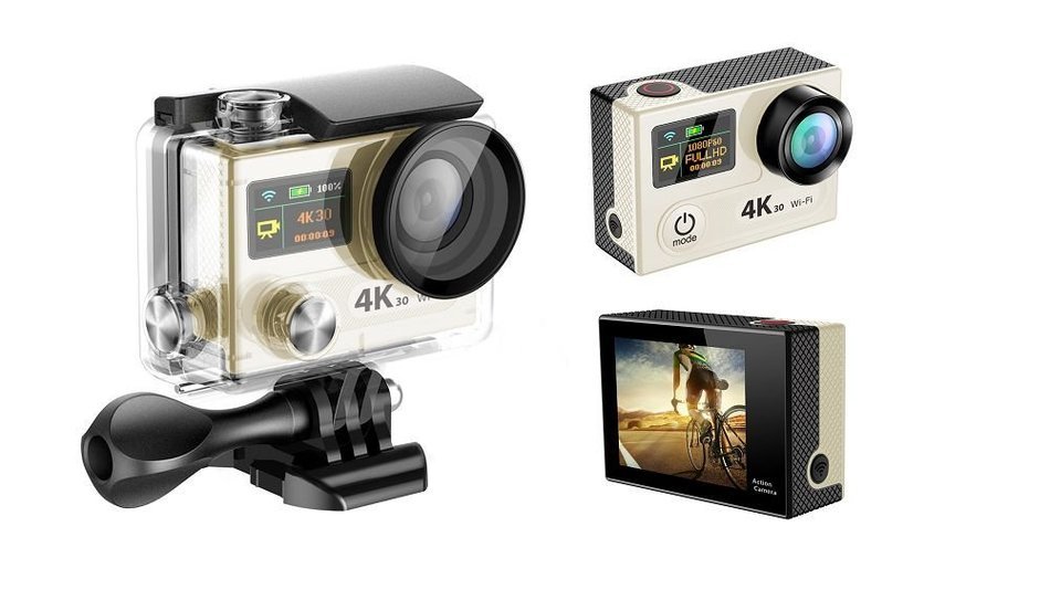 360VR 4k UItra 1080P60 FULL HD Dual Screen Waterproof WIFI Sport Action Camera Bundle with Accessories MDV8000... N6