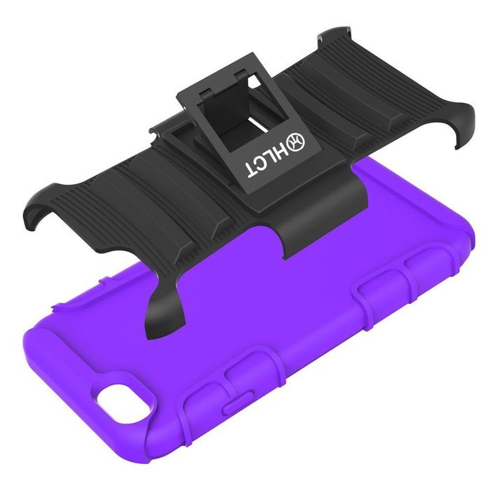 2 iPhone 6S/6 Plus Case, HLCT TWIN PACK Rugged Shock Proof Dual-Layer Case with Built-In Kickstand for iPhone... N16