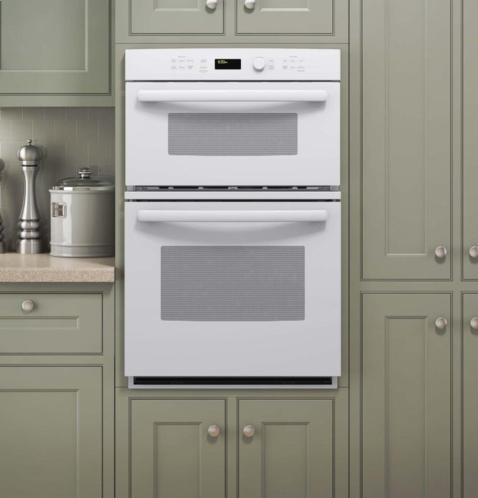 GE JK3800DHWW 27" White Electric Combination Wall Oven N5