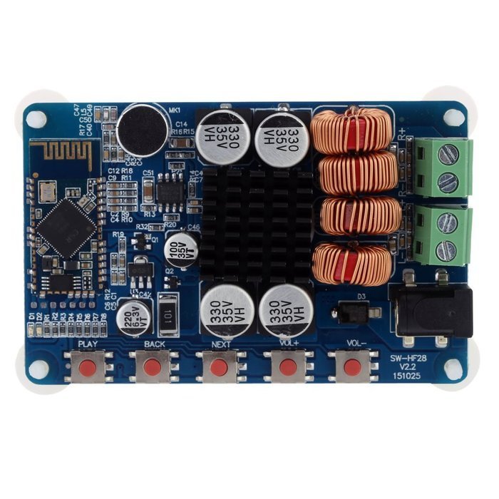 KKmoon TPA3116 Bluetooth 4.0 Two-channel Stereo Audio Receiver Power Amplifier Board Module 250W N3