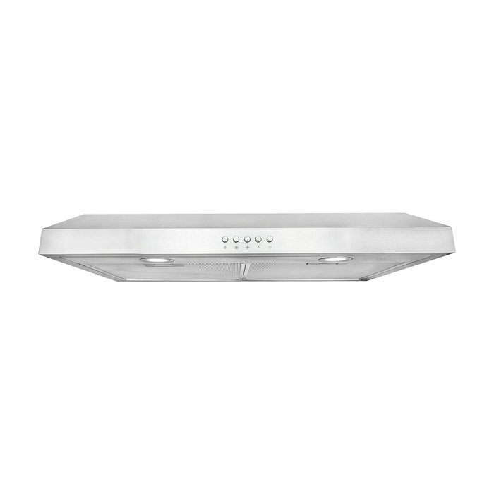 Cosmo COS-5U30 Under-Cabinet Range Hood, 250 CFM, 30" Stainless Steel, Convertible to Non-Ducted with Purchase... N3