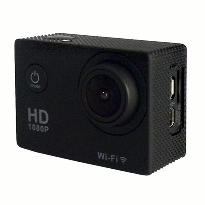 YK Waterproof WiFi Portable Wireless Mini Action Sports Camera Full HD H264 1080p 12Mp Video DV 2 inch LCD Display... N11