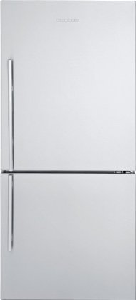 Blomberg BRFB1822SS 17.8 cu. ft. Bottom-Freezer Refrigerator with 3 Glass Shelves, Blue Light Crisper Drawer,...