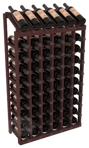 Wine Racks America Redwood 6 Column 10 Row Display Top Kit 13 Stains to Choose From! N6