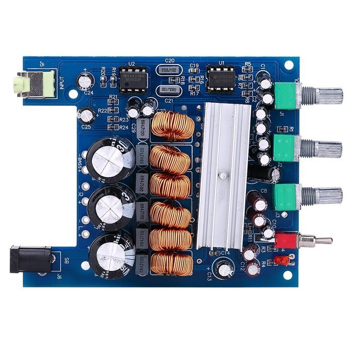 TPA3116 Digital Amplifier Board Audio Hifi Stereo Amp Amplifier Board Learning Board High-power 2X50W+100W N5
