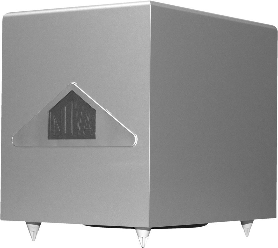 Earthquake Sound SUB100Silver 10-Inch Down Firing Powered Subwoofer (Silver) N3