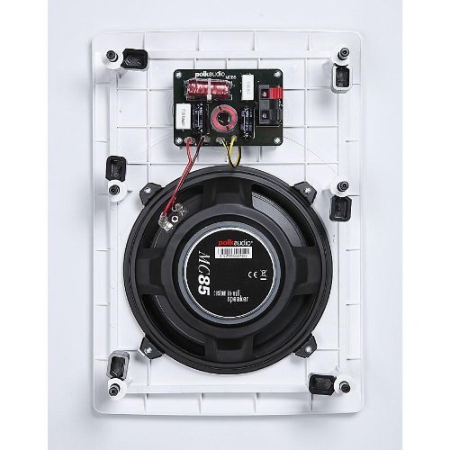 Polk InWall Speaker with 8" Dynamic Balance Woofer and 3/4" Aimable
