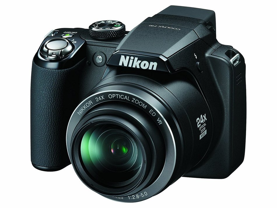 Nikon Coolpix P90 12.1MP Digital Camera with 24x Wide Angle Optical Vibration Reduction (VR) Zoom and 3 inch Tilt... N3