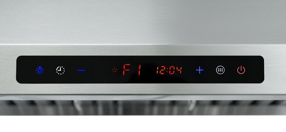 Golden Vantage 30" Under Cabinet Stainless Steel Range Hood 900 CFM GV1801-75 with Gas sensor Illuminated Keypad...