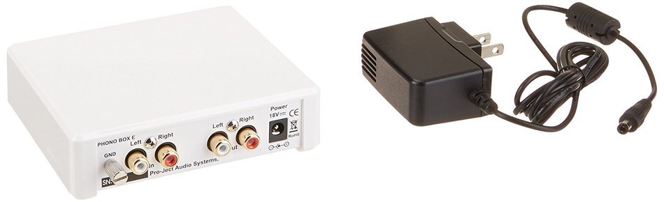 Pro-Ject Phono Box E Phono Preamplifier (White) N2