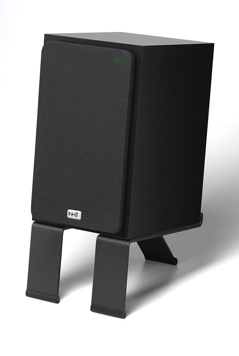 NHT SuperPower 90-Watt Powered Speaker (Gloss Black, Single) (Discontinued by Manufacturer) N5