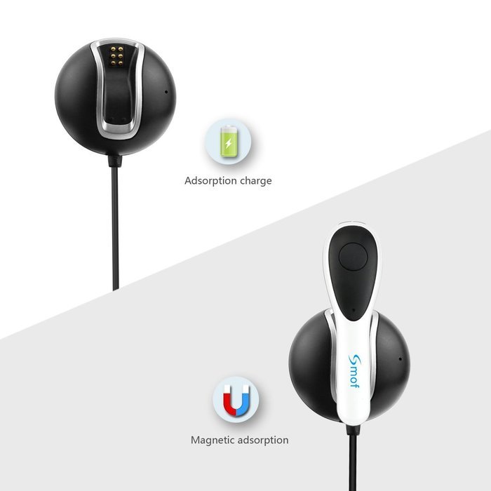 Smof Bluetooth CSR4.0 Hands-free Headset + Receiver 2-in-1[Alternatively Choose the Headset or Car Audio System... N6