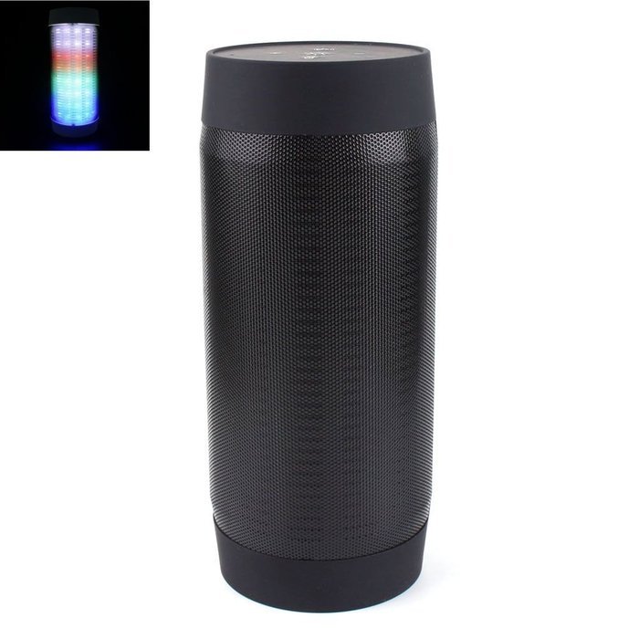 TENDOO Pulse LED Color Changing Light Wireless Bluetooth Speaker Built-in Microphone and Compatible FM Radio TF... N6