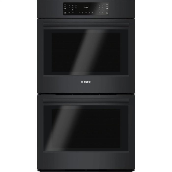 Bosch HBL8661UC 800 30" Black Electric Double Wall Oven - Convection