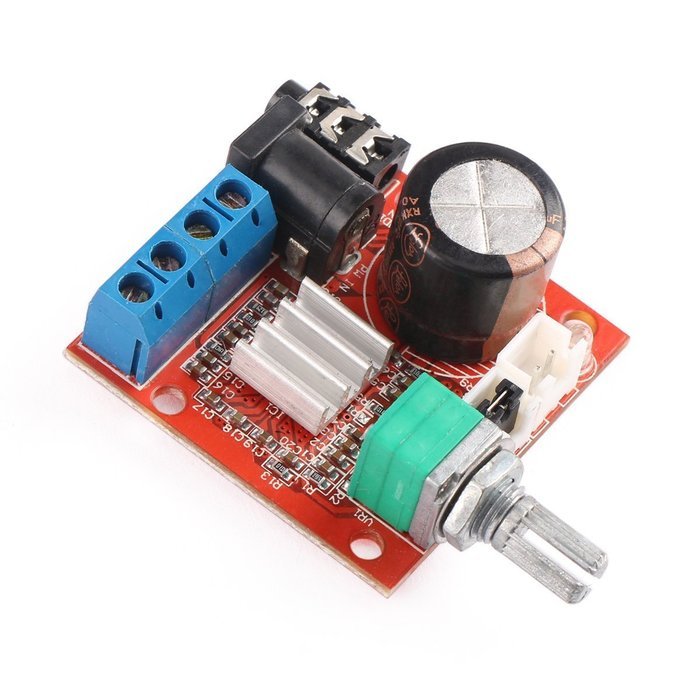 Mini Stereo AMP Audio Amplify Module Board, 10W+10W Dual Channel Amplifier Class-D 12V DC N4