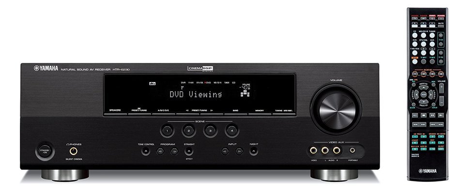 Yamaha HTR-6230BL 500 Watt 5- Channel Home Theater Receiver (Discontinued by Manufacturer)