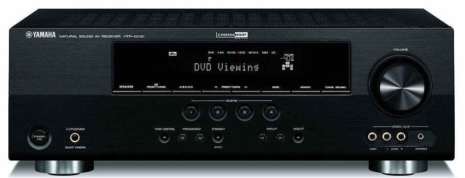 Yamaha HTR-6230BL 500 Watt 5- Channel Home Theater Receiver (Discontinued by Manufacturer) N2