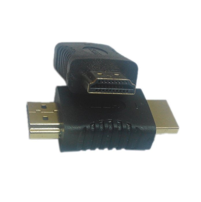19 Pin&nbsp;HDMI Male Type A to HDMI Male Type A M/M Extender Adapter Converter Coupler Connector&nbsp;for HDTV(2-PACK,Gold... N2