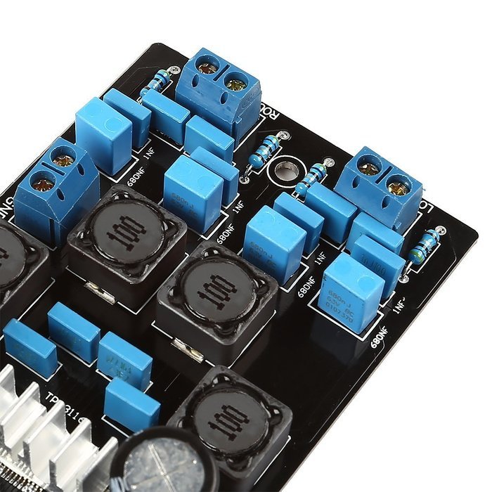 SainSonic AB-03 Digital Power Amplifier Board 12-24V High Power Amplifier Module 50+50W Power Amplifier Chip with... N6