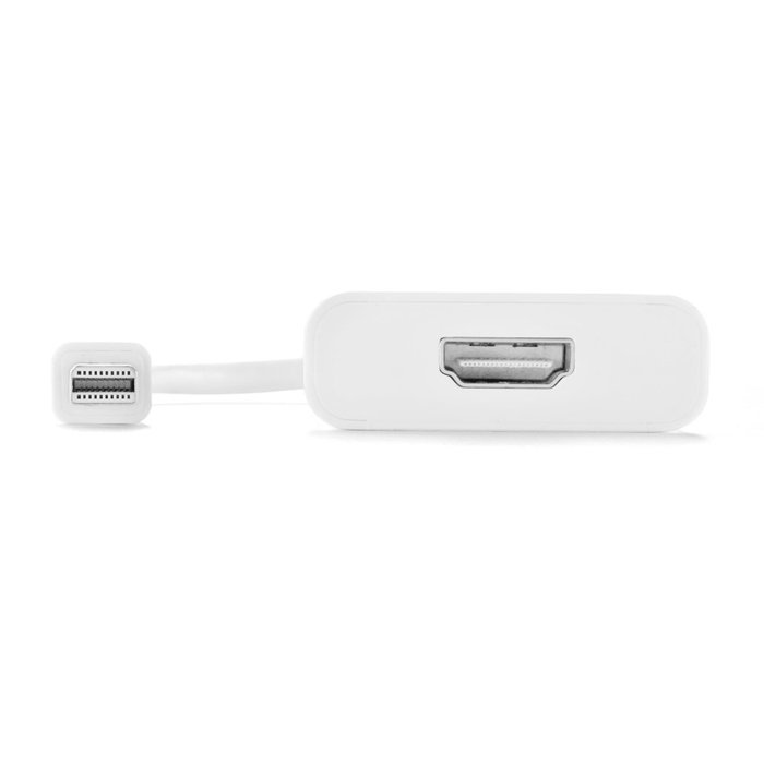 TNP Mini DisplayPort to HDMI 4K / DVI / VGA Adapter 1080P 4K 2K UHD Ultra HD High Resolution Ready Video Audio... N16