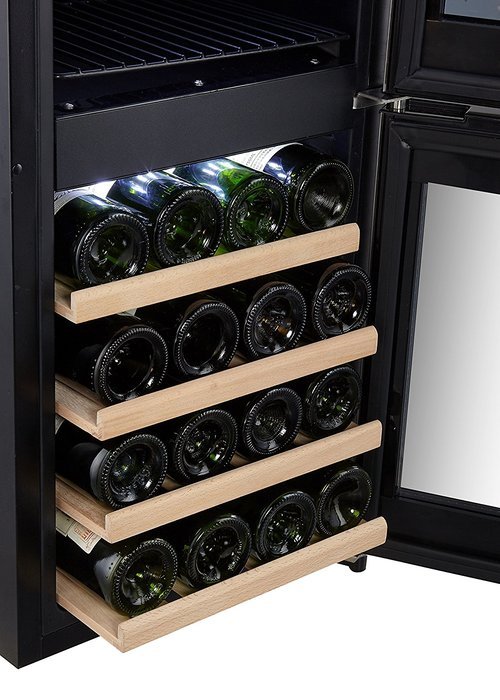 Whynter BCR-291SB Freestanding Fromagerator Wine and Cheese Center, Black N7