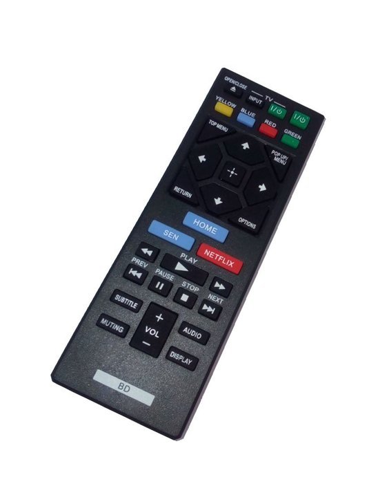 Replaced Remote Control Compatible for SONY BDPS2900 RMTVB100U BDPBX550 BDPS3500 BD Blu-Ray DVD Disc Player