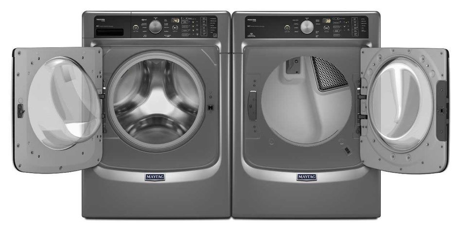 Maytag Power Pair- Heritage Series Mega Capacity HE Front Load Laundry System With Steam Options and matching...