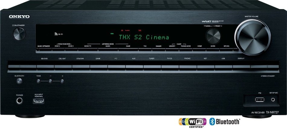 Onkyo TX-NR727 3D Ready A/V Receiver - 7.2 Channel N2