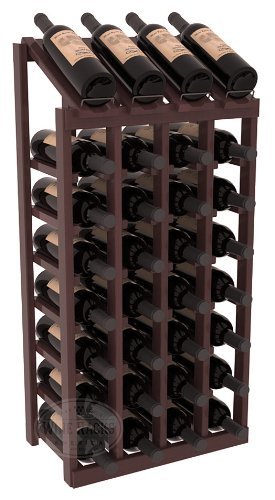 Wine Racks America Redwood 4 Column 8 Row Display Top Kit. 13 Stains to Choose From! N8